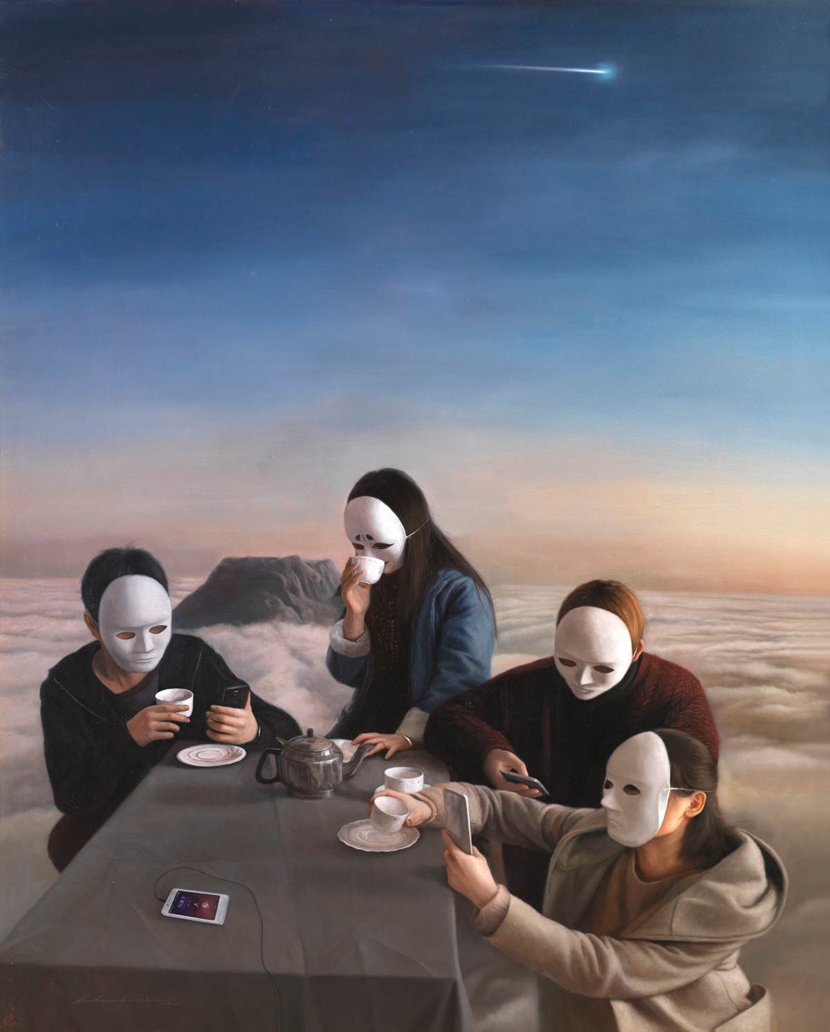 'The Information Age of Mask Series' Haotian Liu Lviv National Academy of Fine Arts Ukraine
